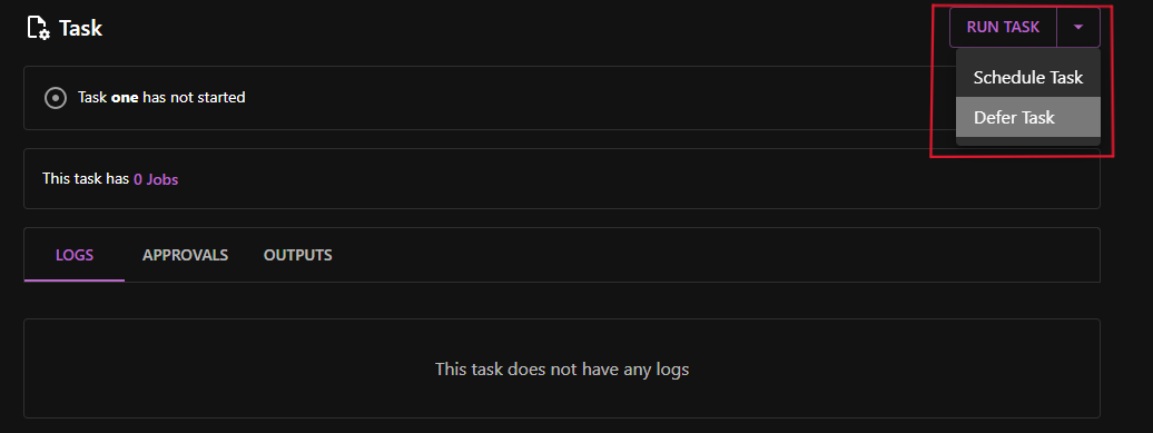 Defer task